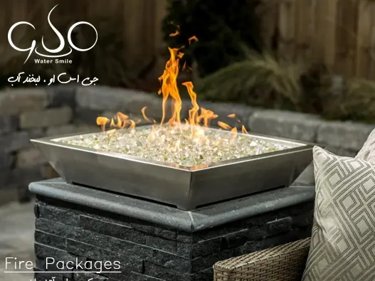 آتشدان مربع